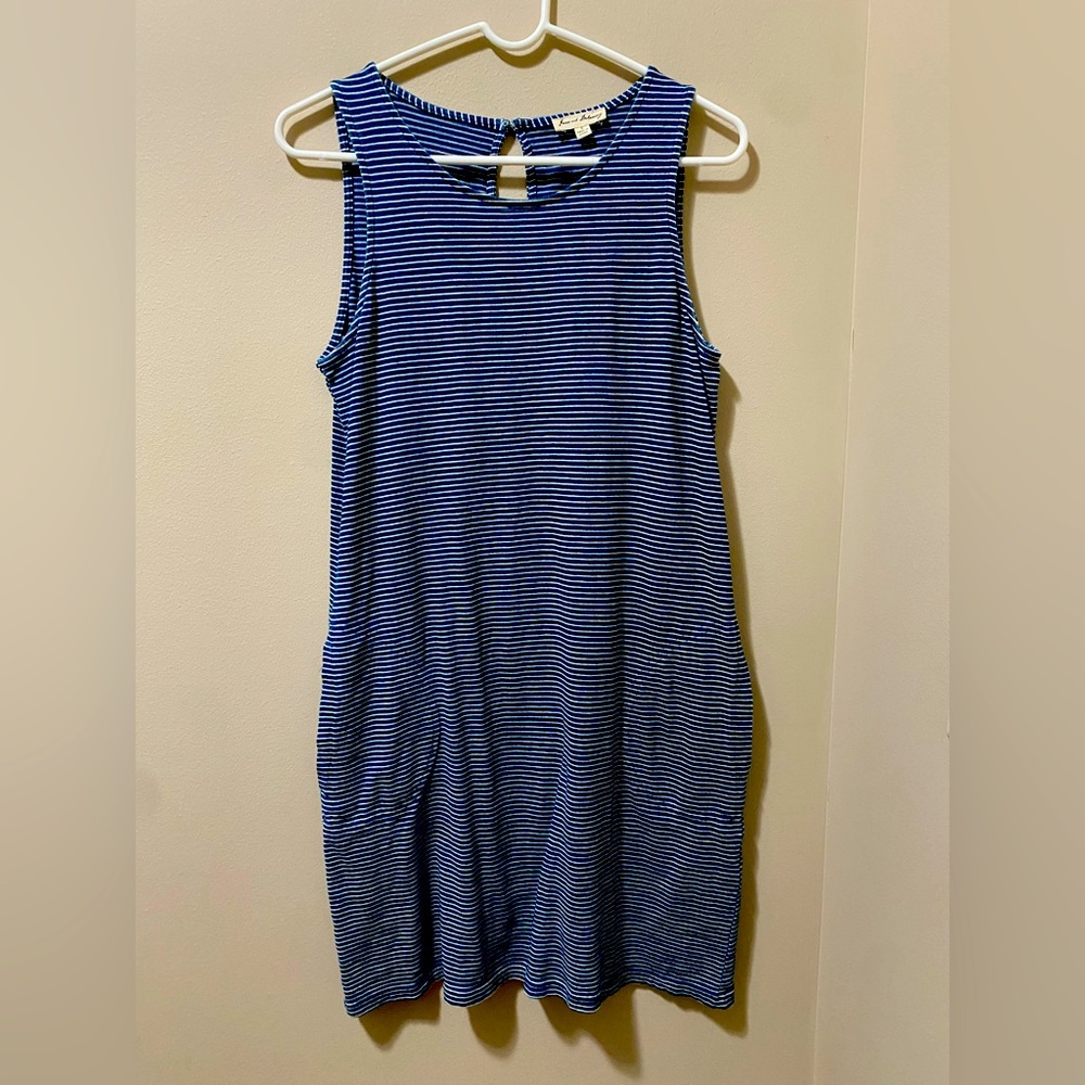 Jane and Delancey blue strip dress